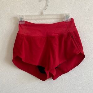 Perfect condition outdoor voices shorts in red : no longer available online.